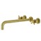 Kingston Brass KS8047DX Wall Mount Tub Faucet, Brushed Brass KS8047DX - alternate 1